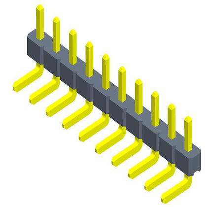 5.08mmPin Header single Row  90° A-type